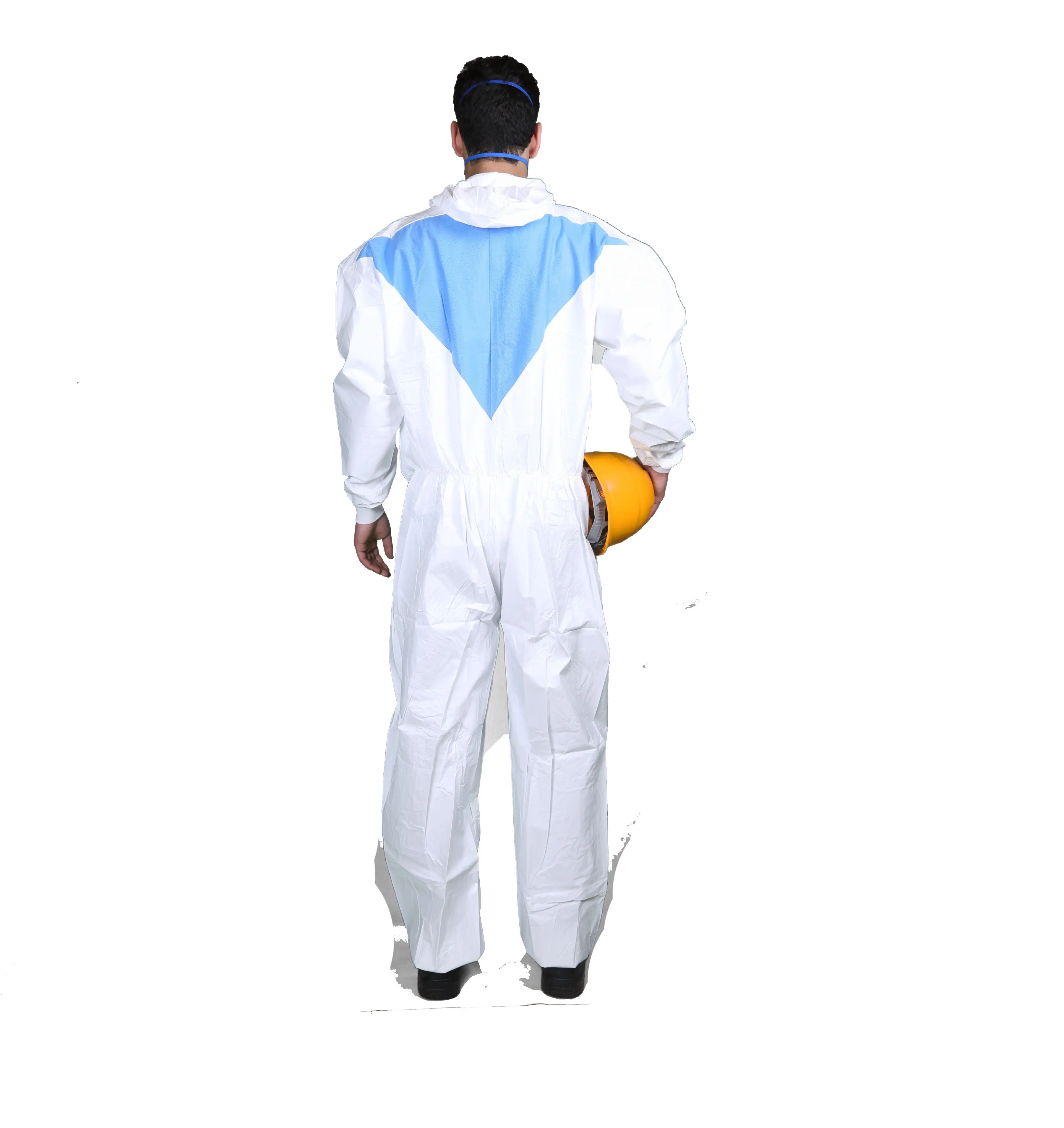 Hazmat-traje médico desechable, todo tipo 5/6, mono de seguridad y monos médicos SF para Uso protector de pintura