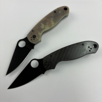 Kit EDC C223 D2 G10 Dual Collector conçu pour une utilisation quotidienne, avec une poignée ergonomique profilée et un clip de poche métallique intégré, OEM