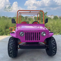 Donwin 350cc 4x4 Essence Nouveau Modèle 500cc Quadricycle Mini Jeep Buggy à Quatre Roues avec Frein à Disque Hydraulique pour Adultes