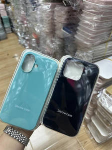 <span class=keywords><strong>Funda</strong></span> de Silicona Líquida para <span class=keywords><strong>iPhone</strong></span> 16 Pro Max con Interior de Microfibra y Logo de Apple, Carcasa Trasera Réplica <span class=keywords><strong>Oficial</strong></span> 1:1 - Product Image 4