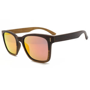 Gafas de Sol de Madera Reciclada con Bisagras de Resorte, Polarizadas TAC, con Caja de Madera, Novedad de Moda - Product Image 2