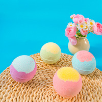 Nellie Cross-Border Luxury 100g Huile Essentielle pour Bain Hydratant Parfum Floral Boule de Bain Effervescente Spa Sel Marin Coffret Cadeau En Stock