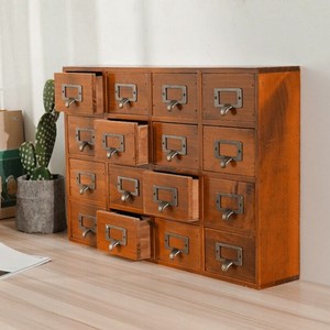 Aangepaste Chinese Geneeskunde Opslag <span class=keywords><strong>16</strong></span> Laden Massief Houten Ladekast Houten Vintage Kast - Product Image 2