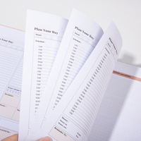Carnet personnalisé en cuir PU 2026 A5/A6, organiseur à feuilles mobiles, agenda, classeur avec stylo