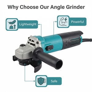 Mini <span class=keywords><strong>Smerigliatrice</strong></span> <span class=keywords><strong>Angolare</strong></span> Elettrica Professionale per Uso Domestico e Fai-da-Te, a <span class=keywords><strong>Velocità</strong></span> Variabile con Manico Lungo - Product Image 4