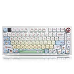 คีย์บอร์ดแบบมีสาย LEOBOG รุ่น Hi75c RGB แบบปรับแต่งได้ โครงสร้างอะลูมิเนียมแบบ Gasket ออกแบบตามหลักสรีรศาสตร์สำหรับเดสก์ท็อป เสียงมาจองใหม่ ไร้เสียงรบกวน - Product Image 6