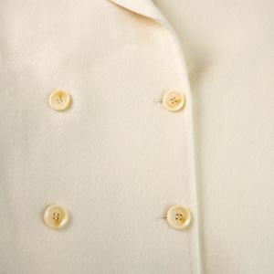 Manteau en laine à revers pour femme 2025 - Luxe discret - Coupe ample - Double boutonnage - Mélange cachemire |   Couleur et taille personnalisables - Product Image 3