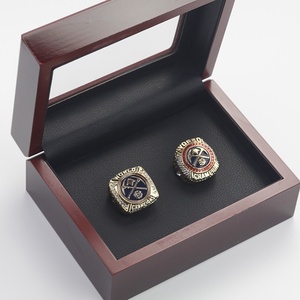 . Ensemble de <span class=keywords><strong>2</strong></span> bagues de championnat des Denver Nuggets 2023, n° 15 <span class=keywords><strong>Nikola</strong></span> Jokic MVP, objet de collection sportif, alliage de pierre naturelle, ensemble de <span class=keywords><strong>2</strong></span> pièces - Product Image 1