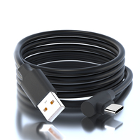 Câble USB Type-A vers Type-C 3 pieds (1M-5M) 3A Charge Rapide Câble Tressé à Angle Droit Blindage en Cuivre Pur pour Ordinateur, Écouteurs, Appareil Photo