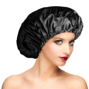 Bonnets <span class=keywords><strong>de</strong></span> <span class=keywords><strong>bain</strong></span> EVA CHAair imperméables à double couche, bleu, style personnalisé, couleur unie, réutilisables, doublés <span class=keywords><strong>de</strong></span> satin <span class=keywords><strong>de</strong></span> soie, <span class=keywords><strong>bonnet</strong></span> <span class=keywords><strong>de</strong></span> douche <span class=keywords><strong>orange</strong></span> - Product Image 1
