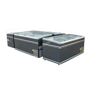 Congélateur coffre commercial à 2 portes avec dégivrage manuel et refroidissement direct, porte coulissante supérieure, pour supermarché et aliments surgelés - Product Image 2