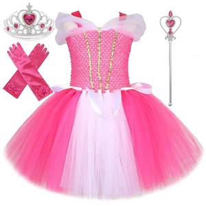 Productos Populares 2026, Vestido de Princesa Aurora para Niñas, Disfraz Infantil para Fiestas de Cumpleaños y Actuaciones - Product Image 4