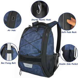 New Custom Men Youth <b>Baseball</b> Bag <b>Bat</b> Backpack for <b>Baseball</b>, T-ball & Softball Equipment Waterproof Backpack - Product Image 5
