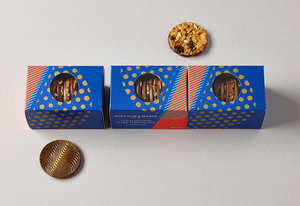 Emballage de boîte à macarons imprimé personnalisé Boîte à biscuits à fenêtre pliante plate pour biscuits aliments cuits au four Stratification mate Type de dossier pliable - Product Image 5