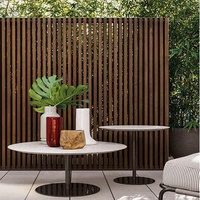 Panneaux de revêtement mural WPC au design moderne, imperméables, en bois composite pour l'extérieur, ignifuges, insonorisants, thermiques, pour la maison
