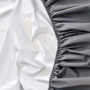 Khách sạn sang trọng phòng ngủ Bộ tấm phẳng nữ hoàng Vua kích thước sợi nhỏ giá rẻ 4 cái tấm ga trải giường Bộ - Product Image 4