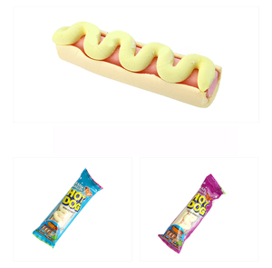 Caramelle di marshmallow a forma di hot dog 3D confezionate in modo indipendente al gusto di frutta morbida zucchero filato disidratato marshmallow - Product Image 5