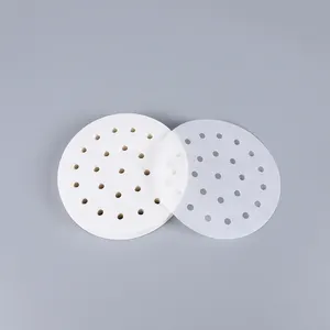 High quality dumplings silicone steamer paper air fryer paper 30cm 10cm 40cm 14 inch set steamer paper