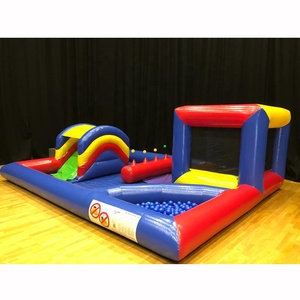 Lớn trẻ em <span class=keywords><strong>Inflatable</strong></span> <span class=keywords><strong>Toddler</strong></span> mềm chơi khu vực <span class=keywords><strong>Inflatable</strong></span> hoverball trò chơi trẻ em <span class=keywords><strong>Inflatable</strong></span> bóng Pit hồ bơi lâu đài bouncy với trượt - Product Image 1