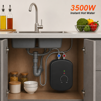Nouveauté : Chauffe-eau électrique instantané 3500W, chauffe-eau rapide pour douche, prise EU US UK, chauffage rapide pour salle de bain