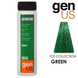 Genere saturazione 150ml estensioni dei capelli umani di colore verde diretto - Product Image 1
