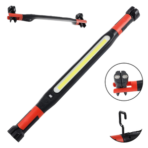 Portable <b>LED</b> Work <b>Light</b> ABS IP55 Rechargeable 2 Magnetic Base 360 Rotating Hook Clamp <b>Workshop</b> Garage Automotive Job RC-W25032 P - Product Image 1