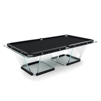 Table de billard extensible et pliable au design moderne avec accessoires pour la maison, les salles de jeux, les centres de loisirs, les hôtels