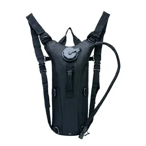 निविड़ अंधकार आउटडोर शिकार सामरिक हाइड्रेशन बैग सामरिक ऊंट बैग Molle बैग 3L पानी के साथ Bladders
