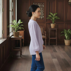 ชุดบาวรง บาจู คูรุง โมเดน ลายดอกไม้เรียบง่าย ระบายอากาศได้ดี ผลิตจากเส้นใยโพลีเอสเตอร์ ไม่ต้องรีด สำหรับงานรอมฎอน 2025 มีสินค้าพร้อมส่ง ราคาโรงงานจากมาเลเซีย - Product Image 3