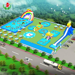 Parque <span class=keywords><strong>de</strong></span> Atracciones Inflable Personalizado <span class=keywords><strong>de</strong></span> Gran Tamaño, <span class=keywords><strong>Construcción</strong></span> <span class=keywords><strong>de</strong></span> Temática Personalizada - Product Image 6