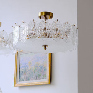 Nueva llegada elegante iluminación interior lámpara de techo de cristal nórdico moderno de lujo para sala de estar - Product Image 6