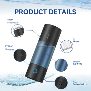 Cấp lên Bộ lọc chai nước Hydrogen Hydrogen nước chai Ionizer Hydrogen Máy phát điện nước với chai thủy tinh - Product Image 5