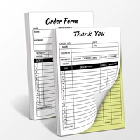Papel Autocopiativo NCR de Alta Calidad de Fábrica, Cuadernos de Facturas Duplicadas con Logotipo Personalizado