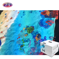 Vente directe d'usine, système de jeux interactifs avec projection sur piscine de sable, projecteur de plage numérique pour enfants