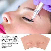 KyrenMed Planche d'entraînement 3D en silicone pour maquillage, piercing, tatouage des sourcils et greffe de cils