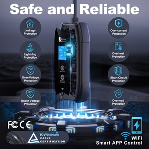 feyree 16A 1 Phase 3.5kW AC Type 2 Portable EV Charger Model 2 Home Charging with <b>WIFI</b> APP Smart Control <b>Travel</b> Charger - Product Image 4