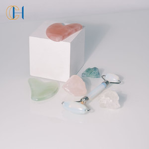 Rullo di Giada per Massaggio Facciale C&H Personalizzato di Alta Qualità, Superficie Liscia, <span class=keywords><strong>Pietra</strong></span> Naturale Multicolore, Cristallo Anti-Invecchiamento - Product Image 2