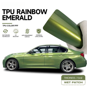 Film de protection de peinture TPU PPF en promotion, couleur 7.5MIL, série verte émeraude pour covering automobile - Product Image 1
