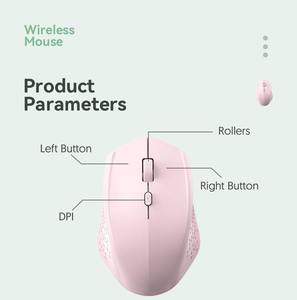 Office <b>Mouse</b> Wireless Souri Mause Kablosuz 2.4G Wireless Mute <b>Mouse</b> for Computer - Product Image 3