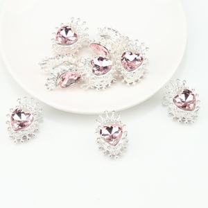 Ventes directes d'usine sueur-coeur perles fantaisie bracelet à bricoler soi-même perles en métal en vrac accessoires - Product Image 6