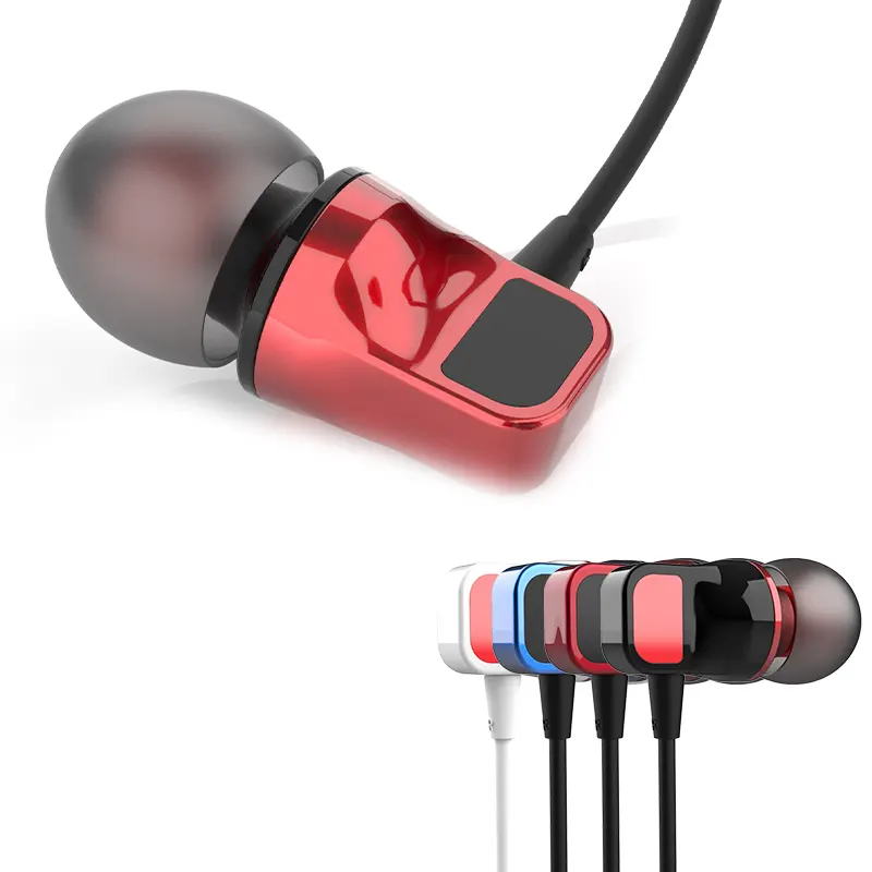 Amazon Hot Sell Noise Cancelling Bass Earphone Manufacturer Stereo Wired Earphone