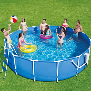 <span class=keywords><strong>Piscine</strong></span> <span class=keywords><strong>hors</strong></span> <span class=keywords><strong>sol</strong></span> extérieure gonflable renforcée de <span class=keywords><strong>PVC</strong></span> pour l'usage de toutes les personnes - Product Image 6