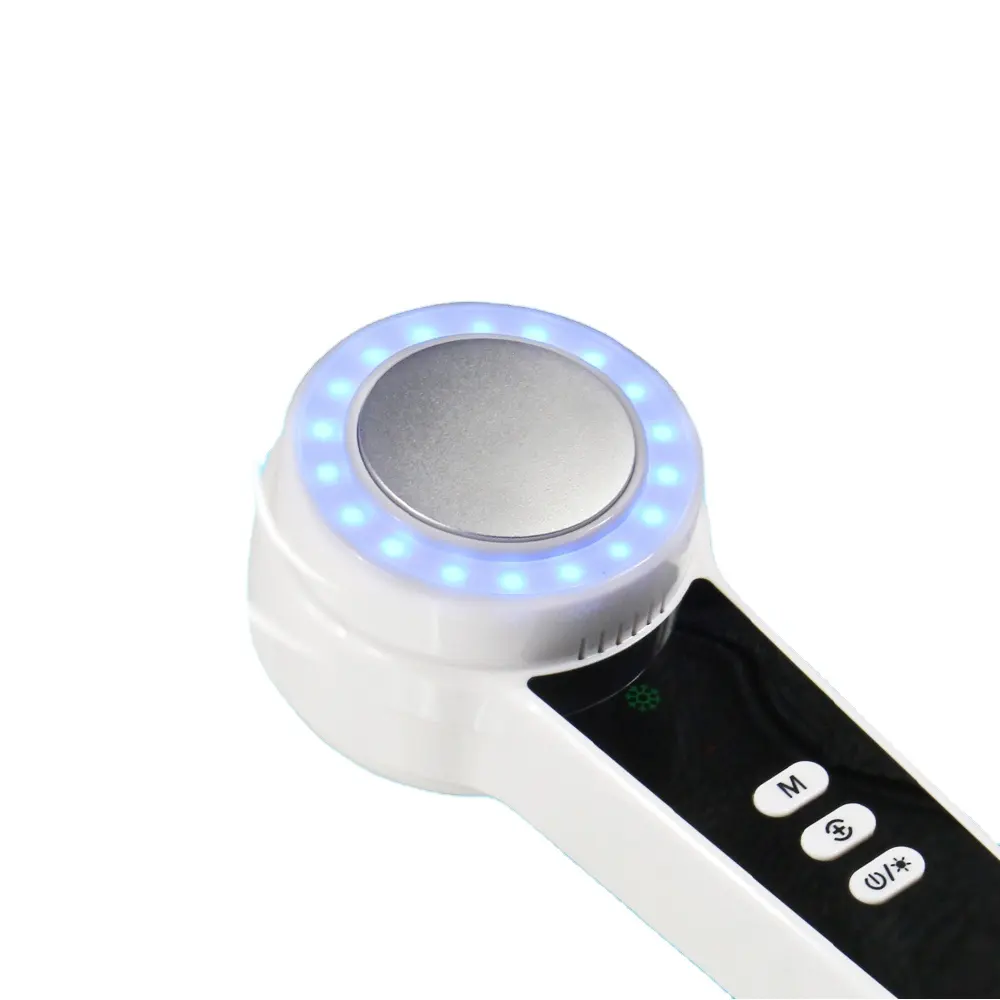 2022 New Design Skin Lifting Hot Cold Facial Massage Hammer 7 Colors Light Beauty Machine USB Charging Personal Care Massager
