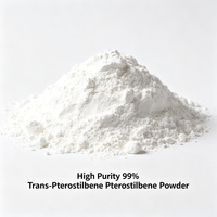 Poudre de Pterostilbène Trans-99% Haute Pureté pour l'Activation du Sirtuine, le Métabolisme et l'Anti-âge