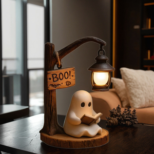 Veilleuse d'Halloween 3D en résine en gros, adorable petit article de décoration de table pour fêtes et maison, ambiance chaleureuse - Product Image 4