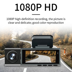 1080P Mini không dây xe DVR Ghi 3.16inch IPS Bảng điều khiển cam 3 máy ảnh ghi âm vòng lặp đảo ngược truy cập bên ngoài - Product Image 5