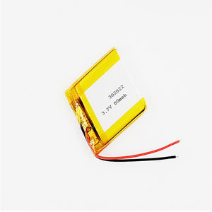 Lipo Pil Fabrikası 3.7V 302020 302022 Şarj Edilebilir 80mAh Akıllı Giyilebilir Cihazlar için En Küçük Lityum Pil - Product Image 2