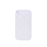 Control Remoto Inalámbrico de 4 Botones 433.92mhz, Transmisor RF de Código Fijo y de Aprendizaje 1527, Llavero