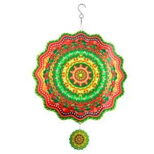 Nuevo Molinillo de Viento Metálico para Navidad, Adorno de Jardín, Molinillo de Viento 3D Grande - Product Image 1