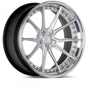Velg Aluminium Alloy 5x114.3 5x130 5x120 Roda Tempa 2-Piece Ukuran <span class=keywords><strong>16</strong></span> 17 18 19 20 21 22 23 24 25 26 Inci untuk Mobil - Product Image 1